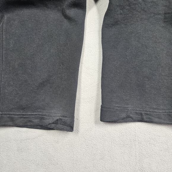 Nike Sweatpants Mens Small Fleece Cotton Lounge Comfy Cozy Black Worn Distressed - Picture 11 of 16
